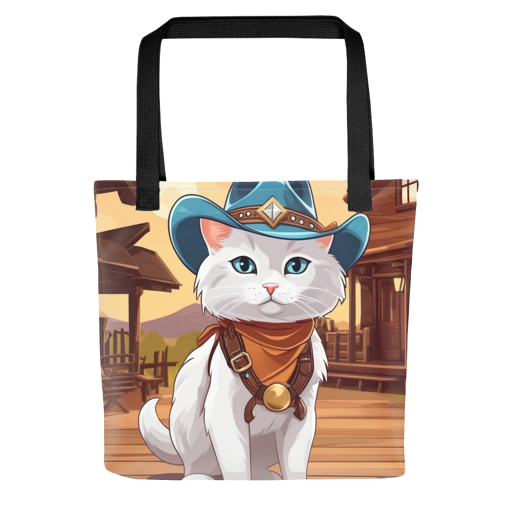 PugMug Custom White Companion Cat Tote