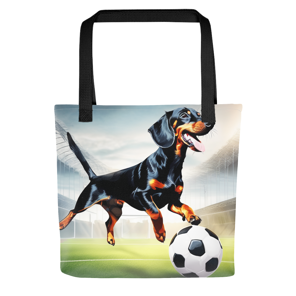 PugMug Custom Black Dachshund Tote