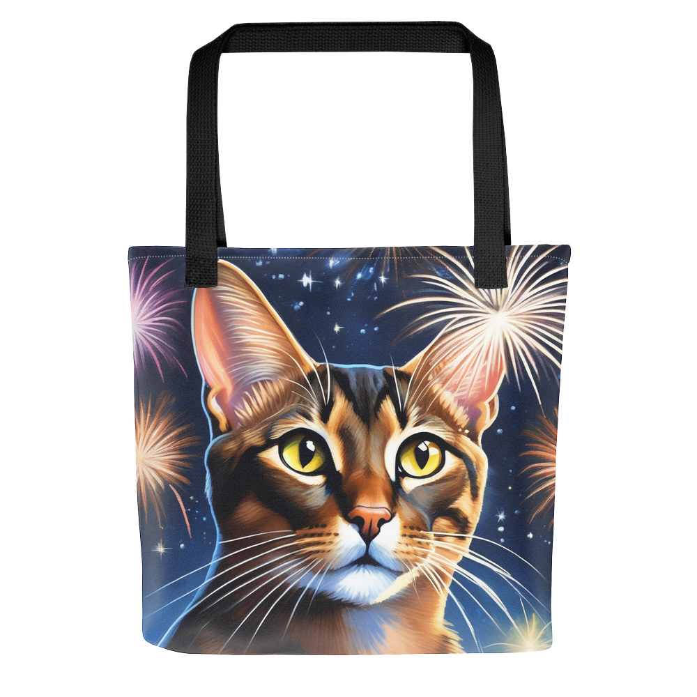 PugMug Custom Tabby Abyssinian Cat Tote