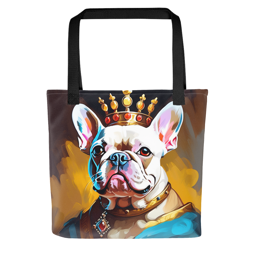 PugMug Custom White French Bulldog Tote