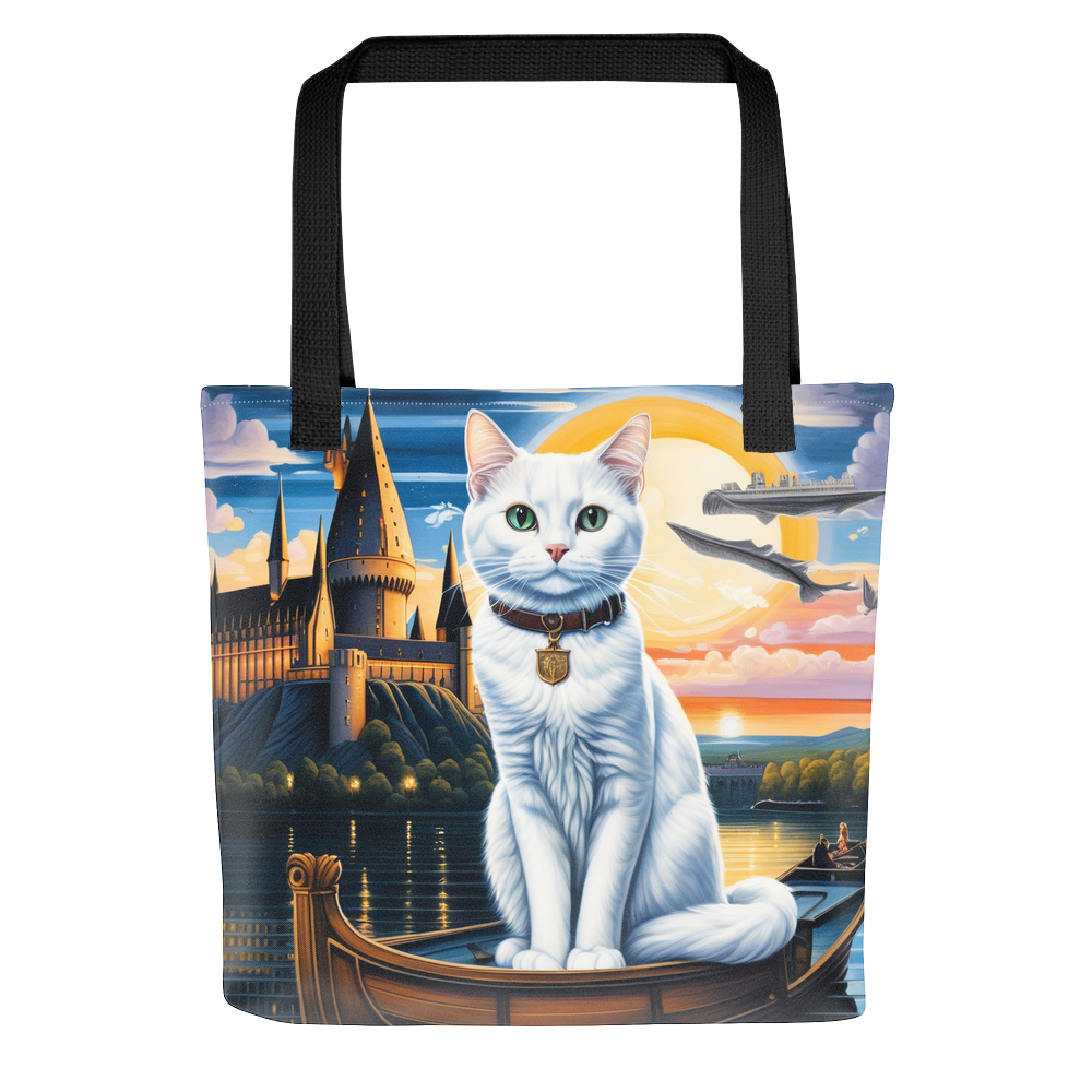 PugMug Custom White Companion Cat Tote