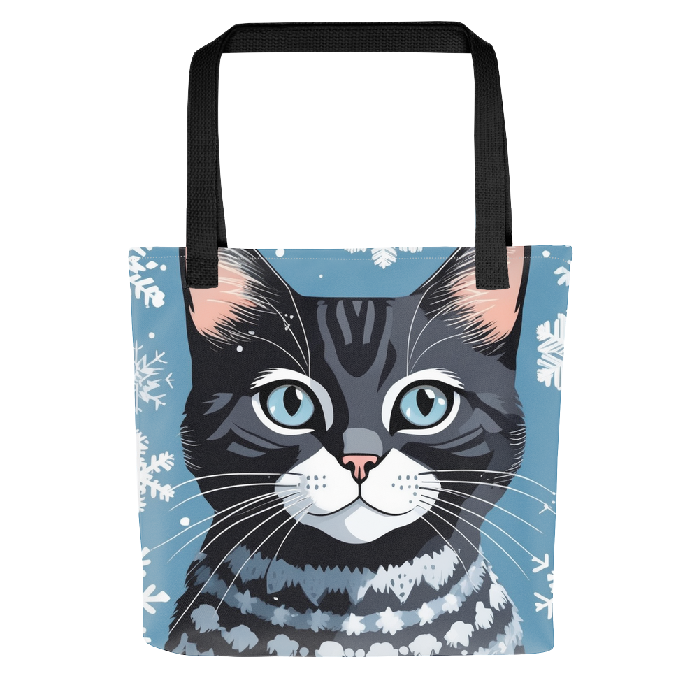 PugMug Custom Black American Shorthair Cat Tote