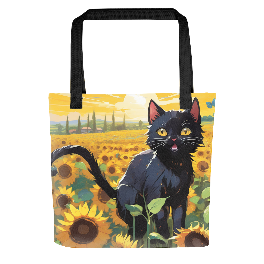 PugMug Custom Black Exotic Cat Tote