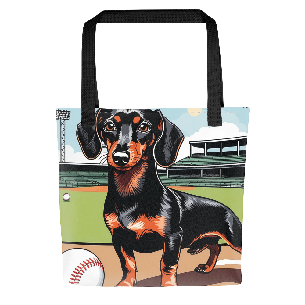 PugMug Custom Black Dachshund Tote