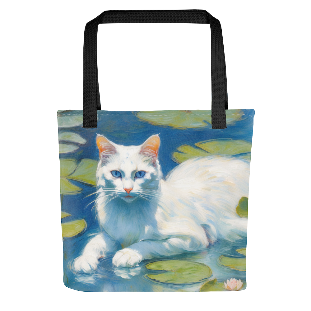 PugMug Custom White Companion Cat Tote