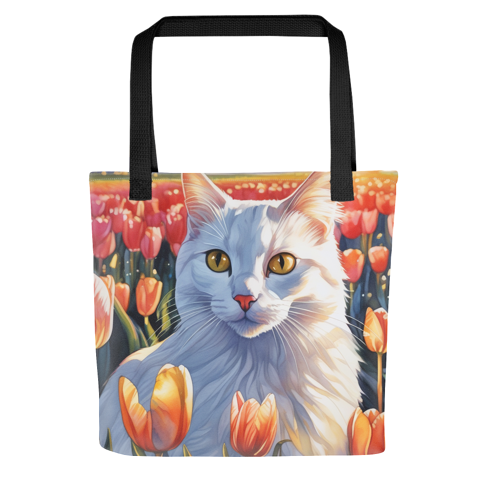 PugMug Custom White Companion Cat Tote