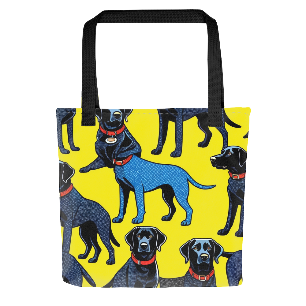 PugMug Custom Black Labrador Retriever Tote