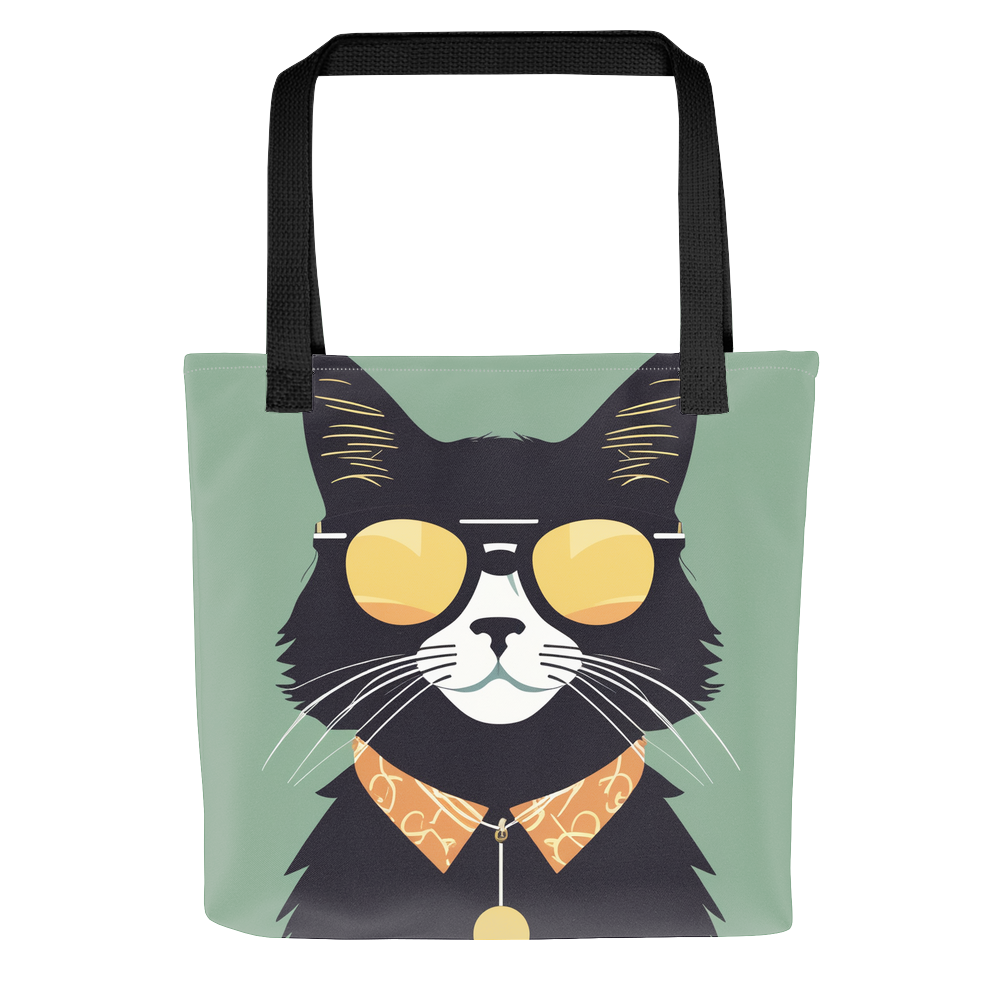 PugMug Custom Black Ragdoll Cat Tote