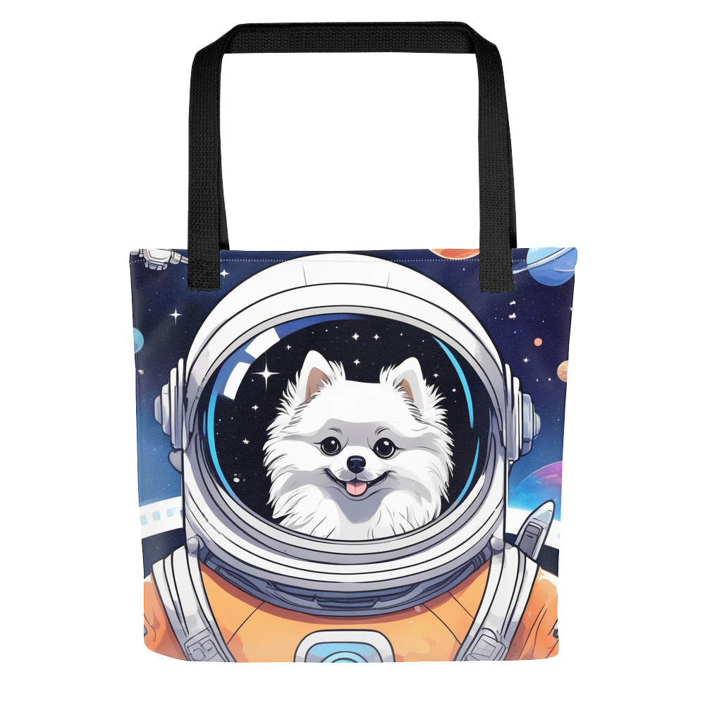 PugMug Custom White Pomeranian Tote