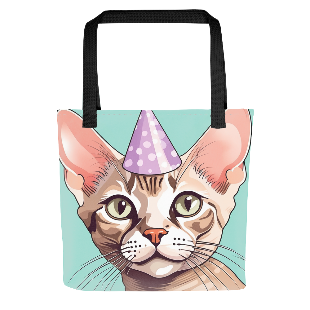 PugMug Custom Tabby Devon Rex Cat Tote