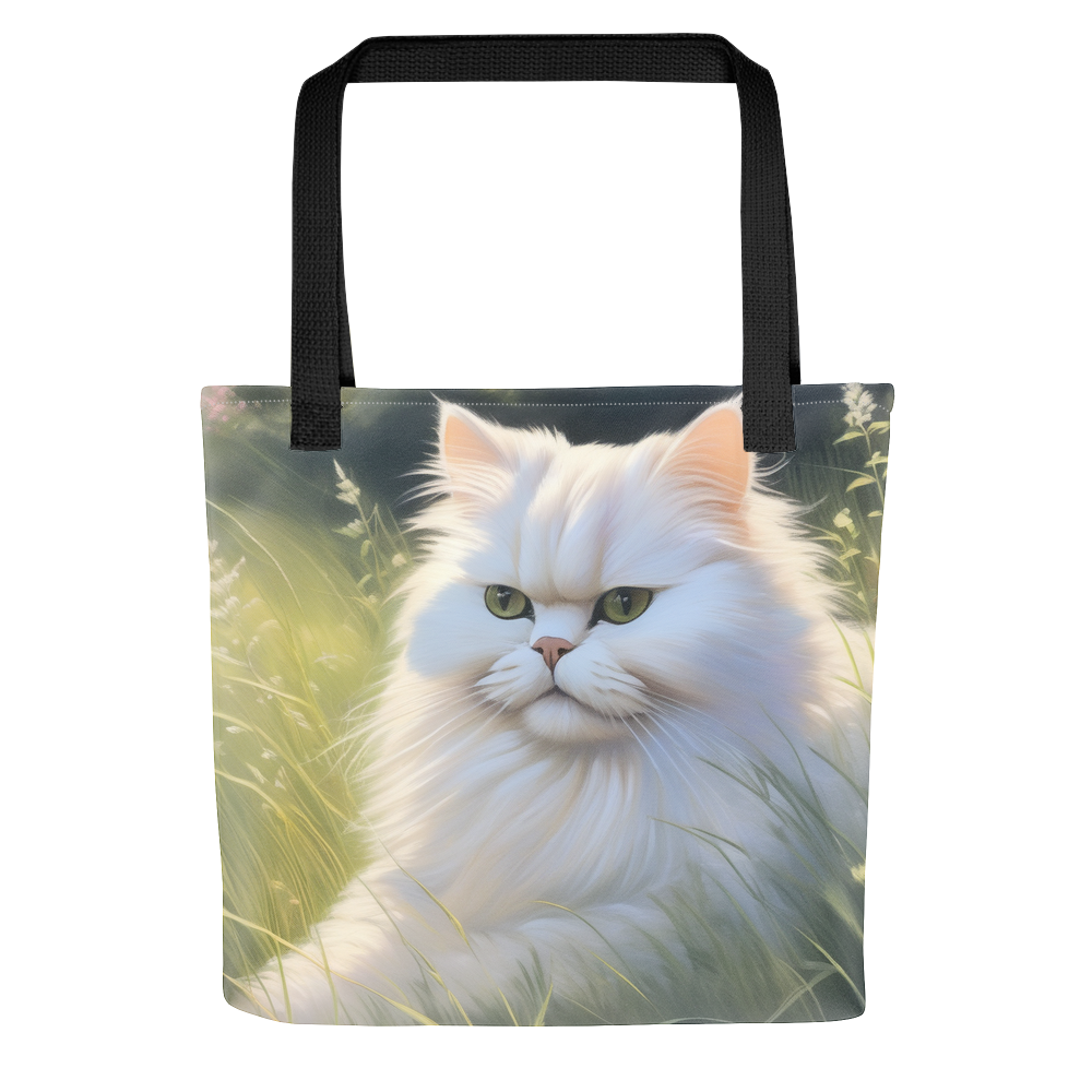 PugMug Custom White Persian Cat Tote