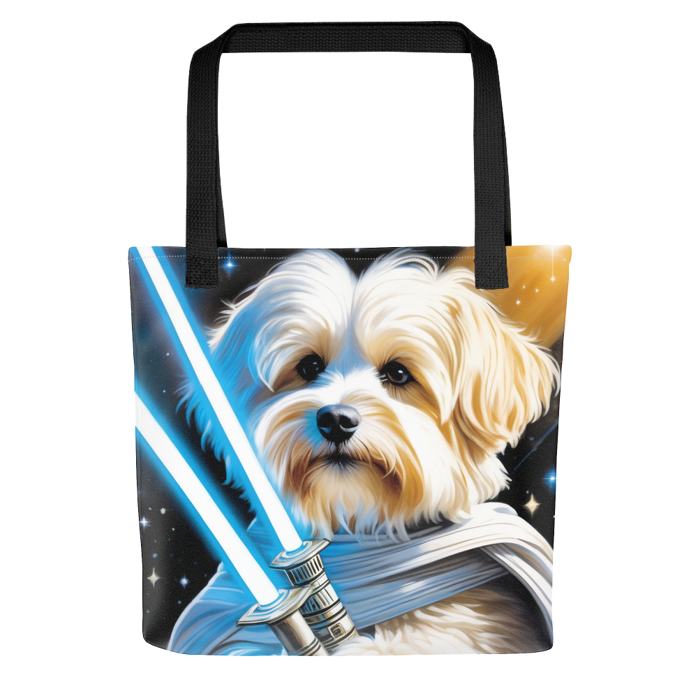 PugMug Custom White Havanese Dog Tote
