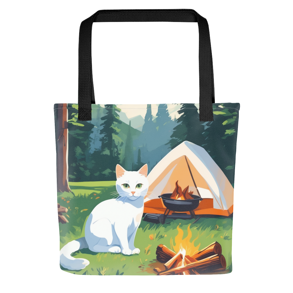 PugMug Custom White Companion Cat Tote