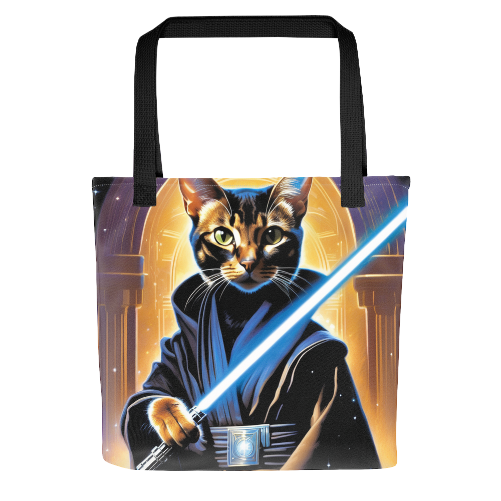 PugMug Custom Black Abyssinian Cat Tote