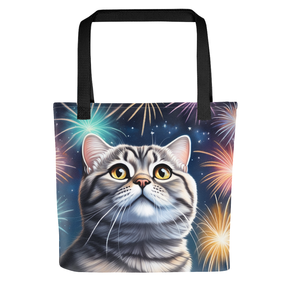 PugMug Custom Tabby Scottish Fold Cat Tote