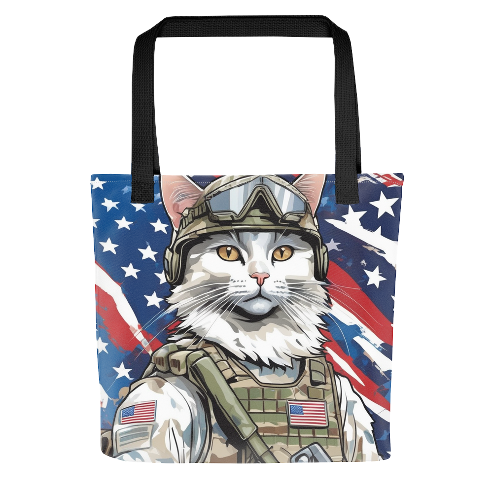 PugMug Custom White Companion Cat Tote