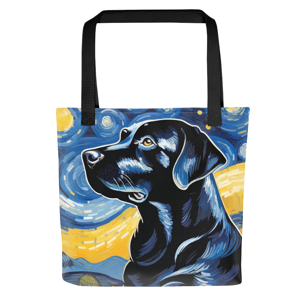 PugMug Custom Black Labrador Retriever Tote