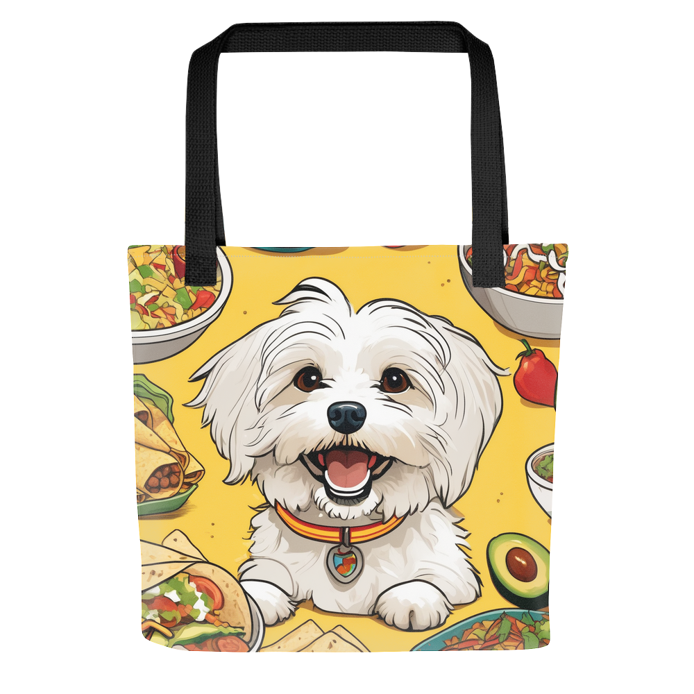 PugMug Custom White Havanese Dog Tote