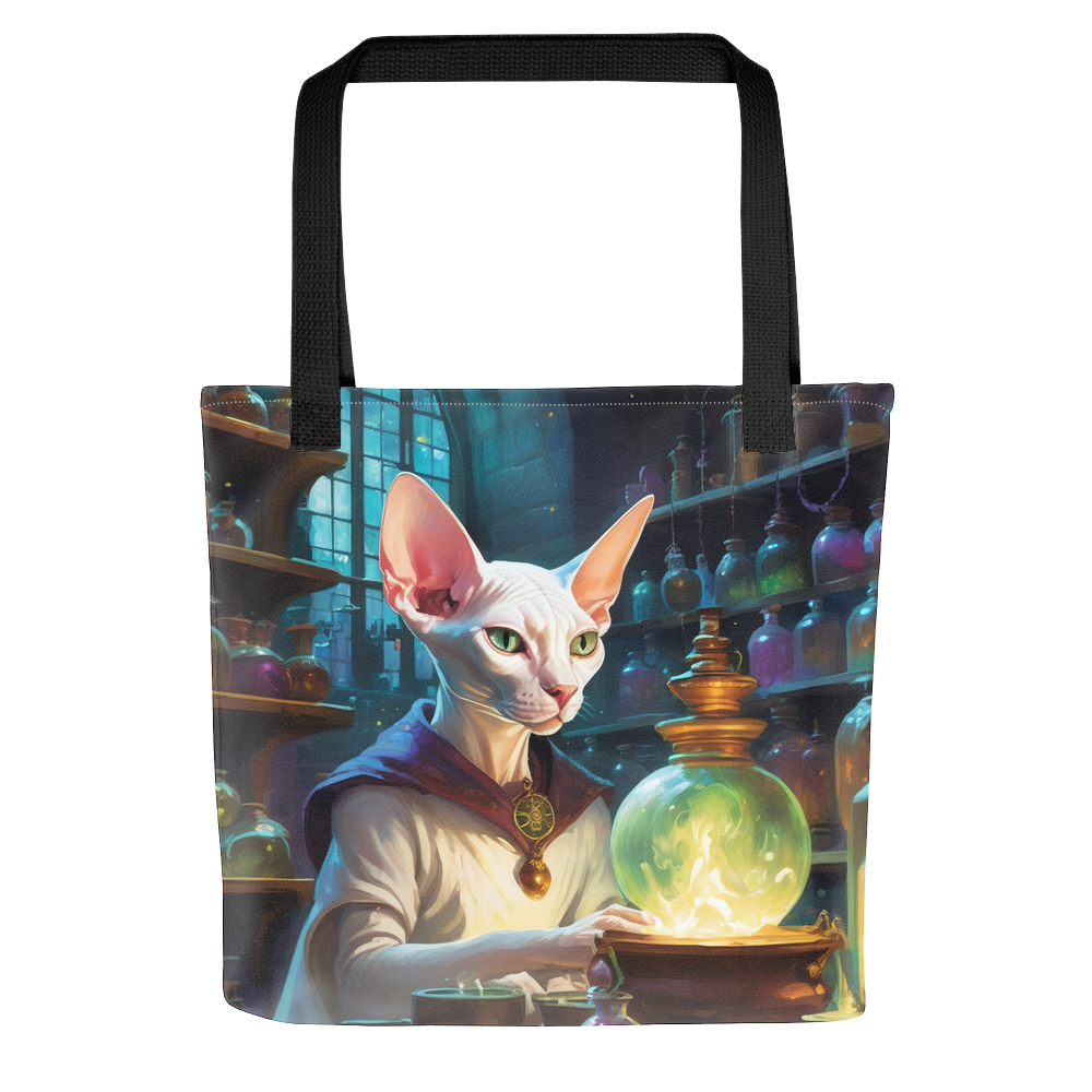 PugMug Custom White Sphynx Cat Tote