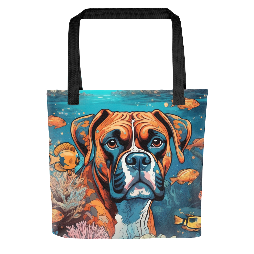 PugMug Custom Boxer Dog Tote