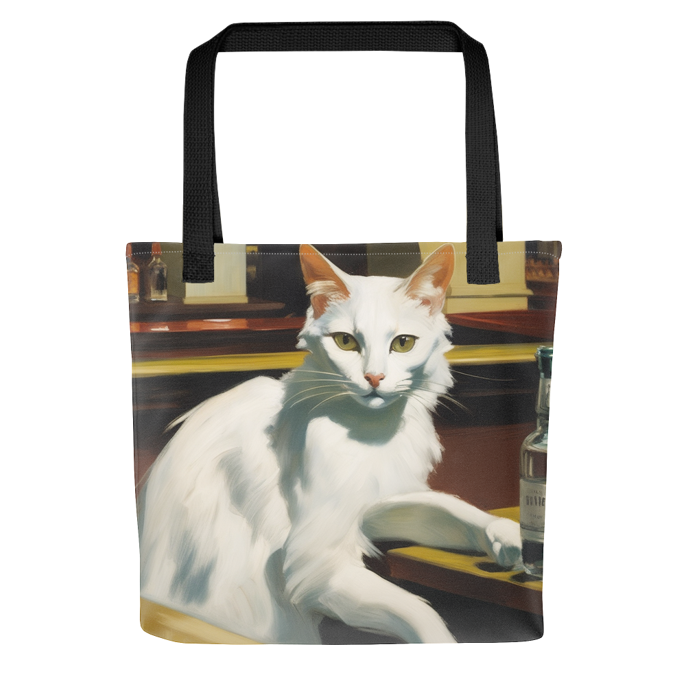 PugMug Custom White Companion Cat Tote