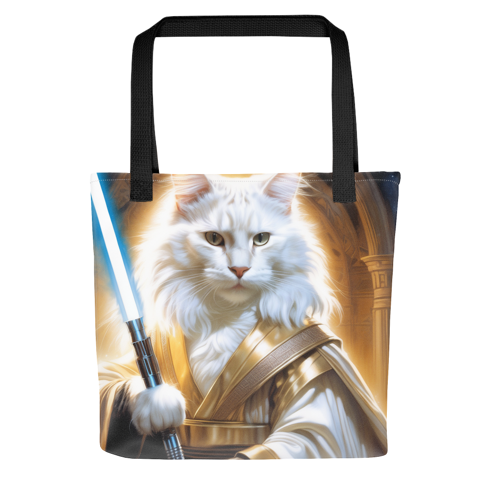 PugMug Custom White Maine Coon Cat Tote