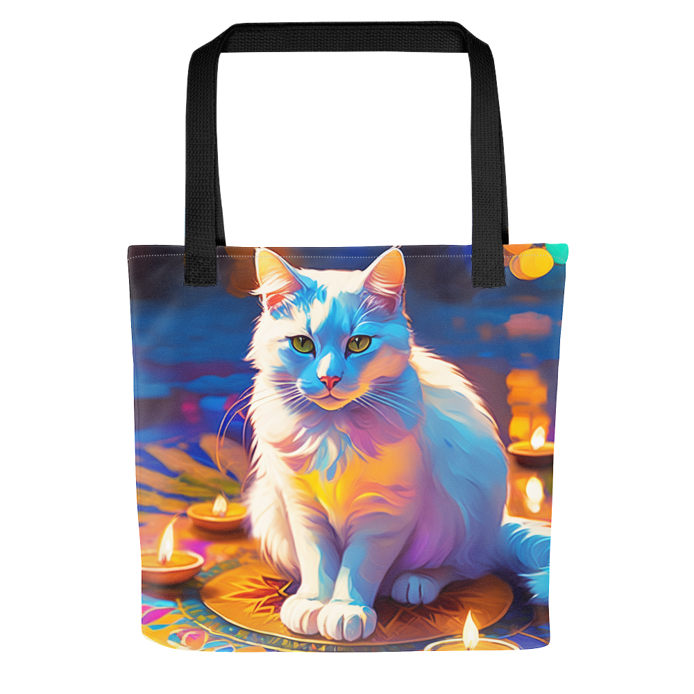PugMug Custom White Companion Cat Tote