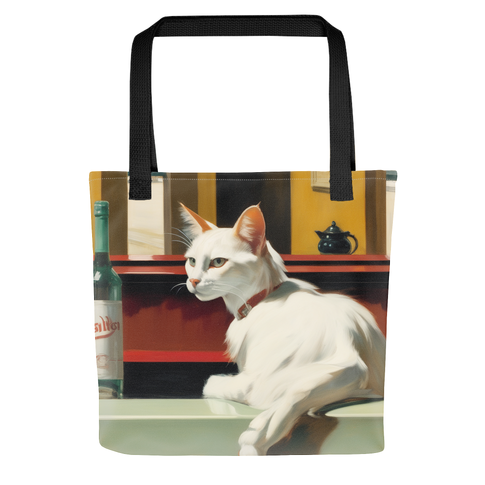 PugMug Custom White Companion Cat Tote