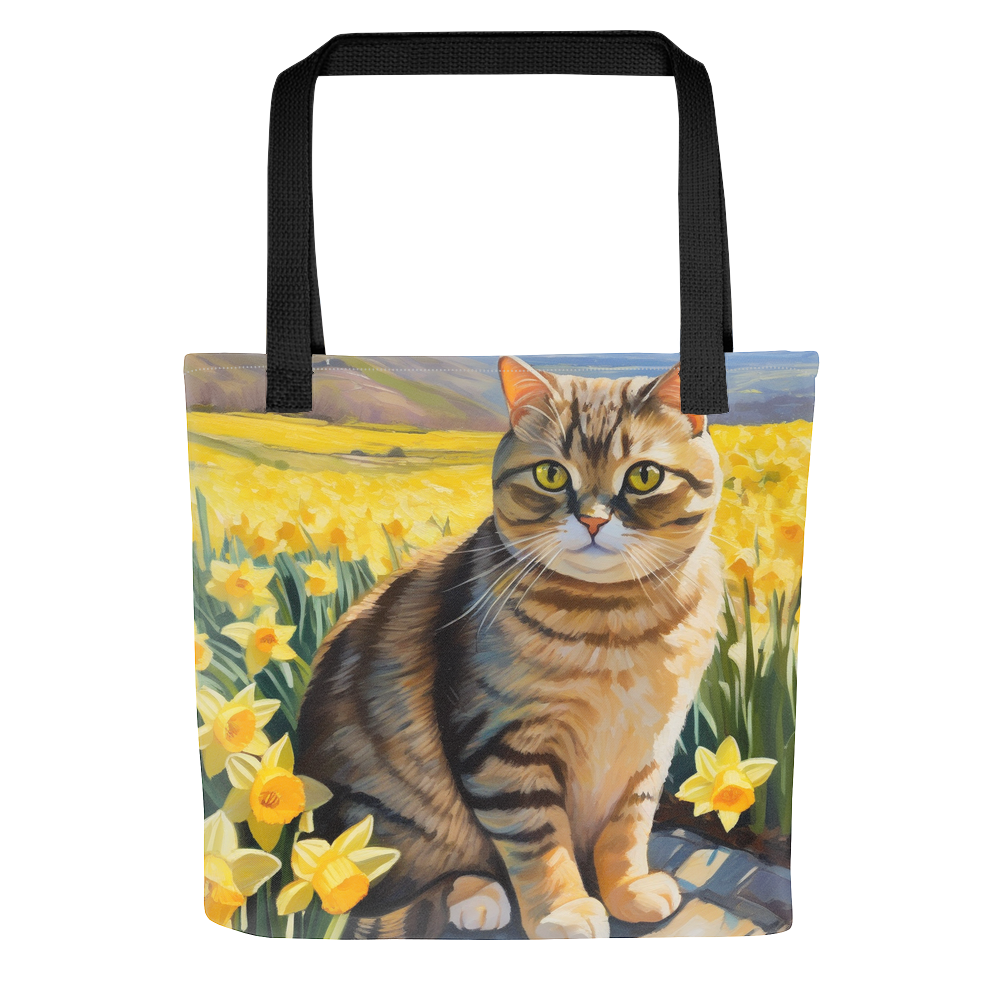 PugMug Custom Tabby Scottish Fold Cat Tote