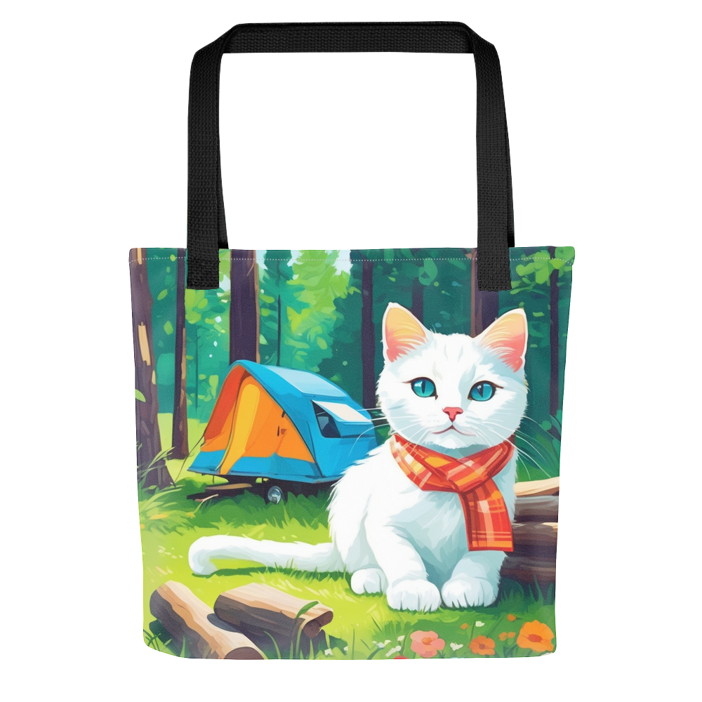 PugMug Custom White Companion Cat Tote