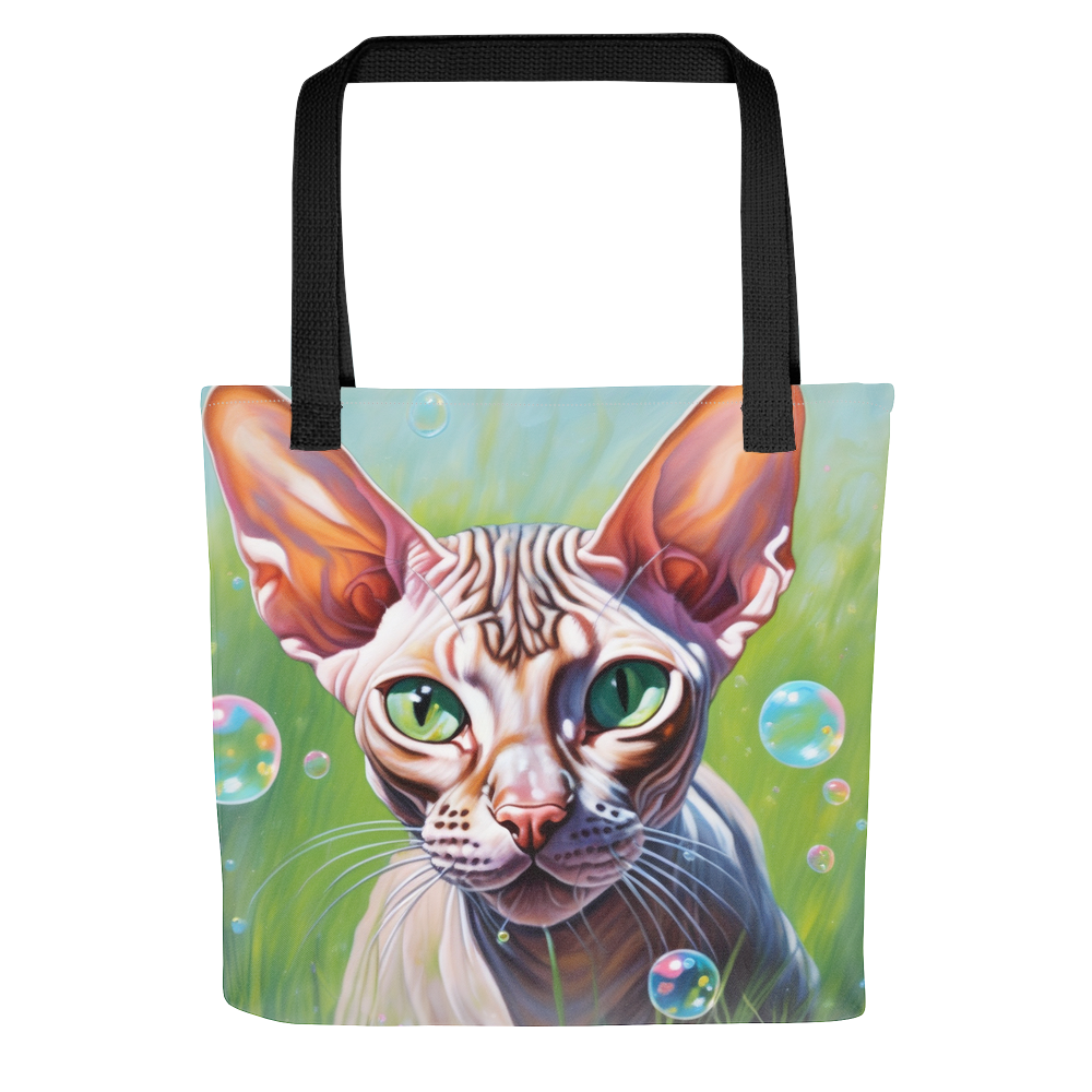 PugMug Custom Tabby Sphynx Cat Tote