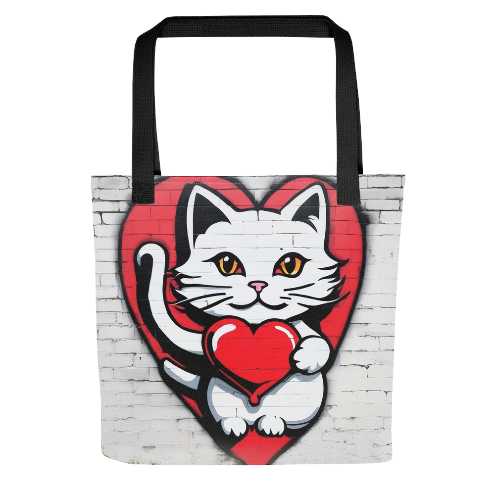 PugMug Custom White Companion Cat Tote