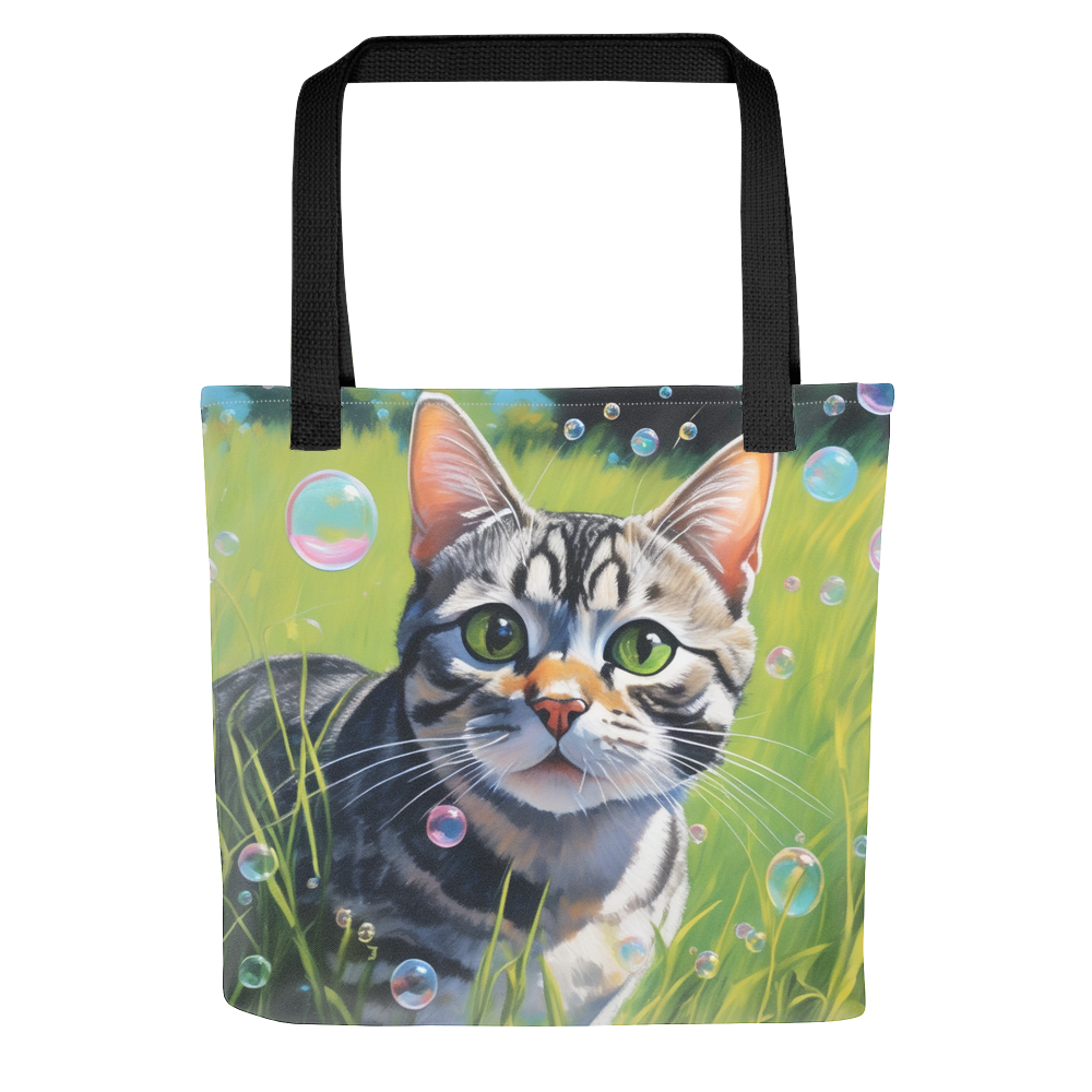 PugMug Custom Tabby American Shorthair Cat Tote