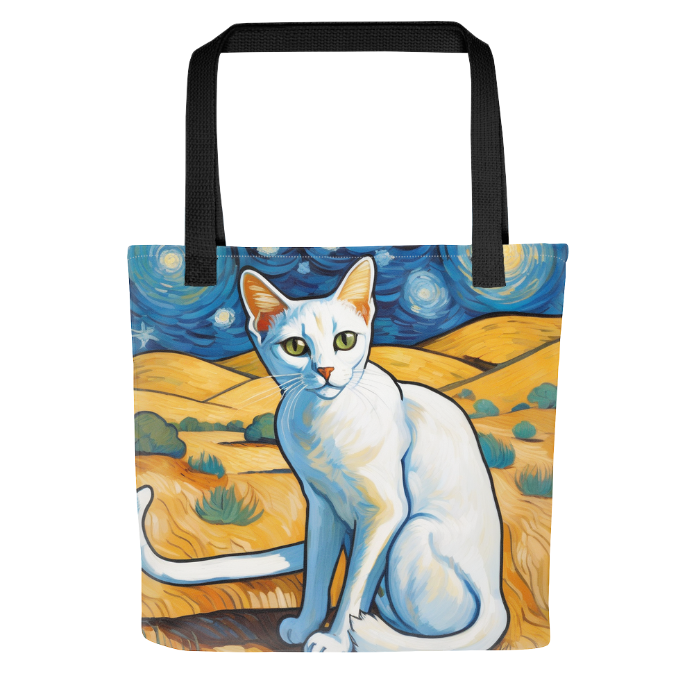 PugMug Custom White Abyssinian Cat Tote