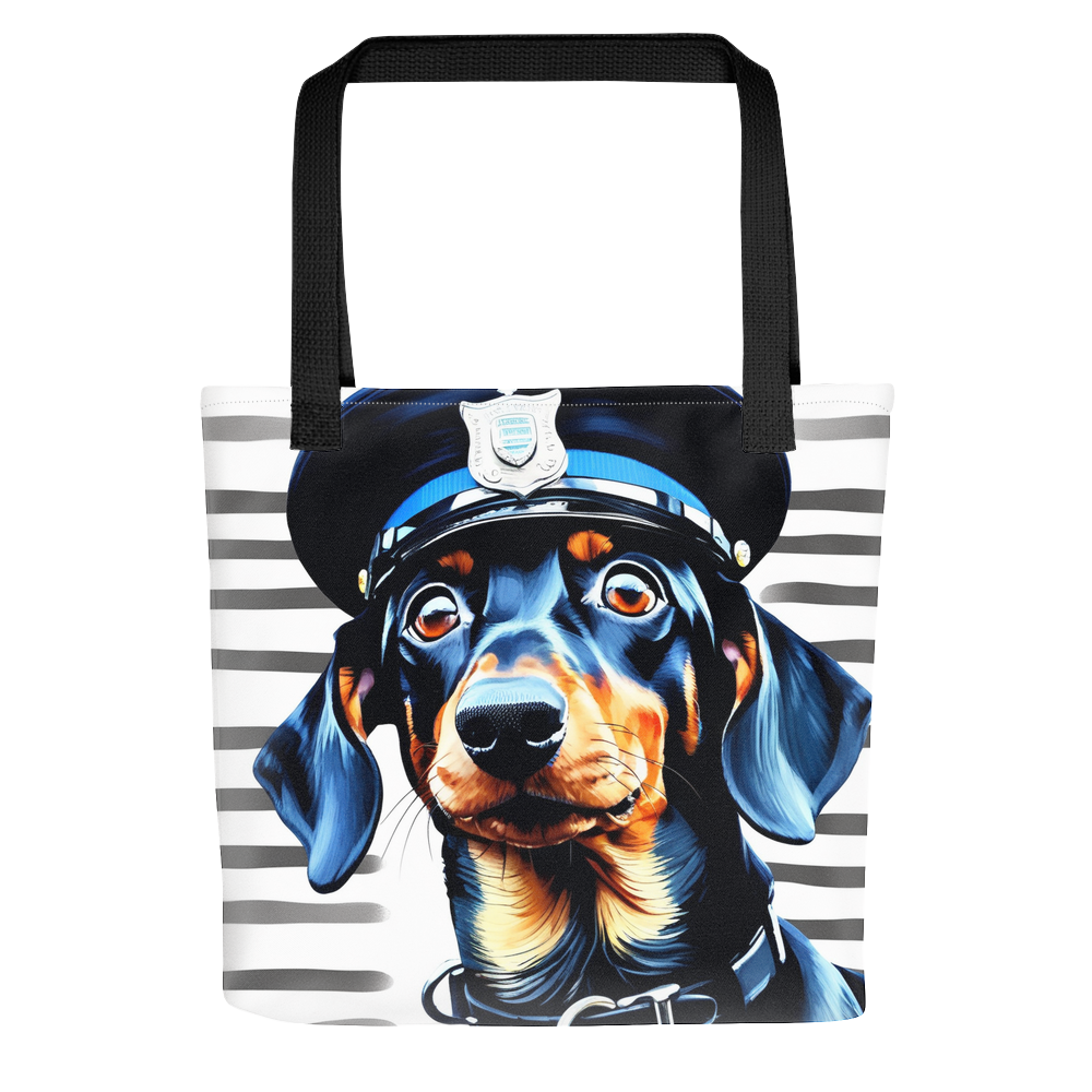 PugMug Custom Black Dachshund Tote