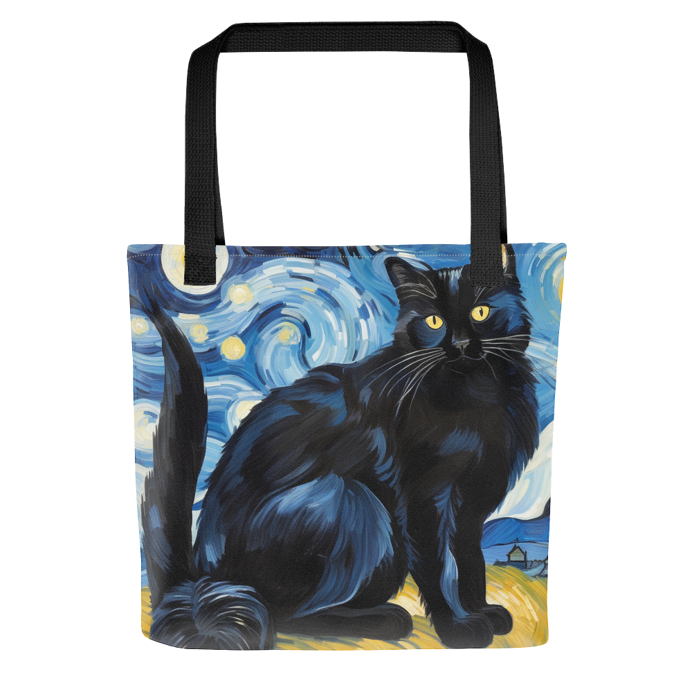 PugMug Custom Black Ragdoll Cat Tote