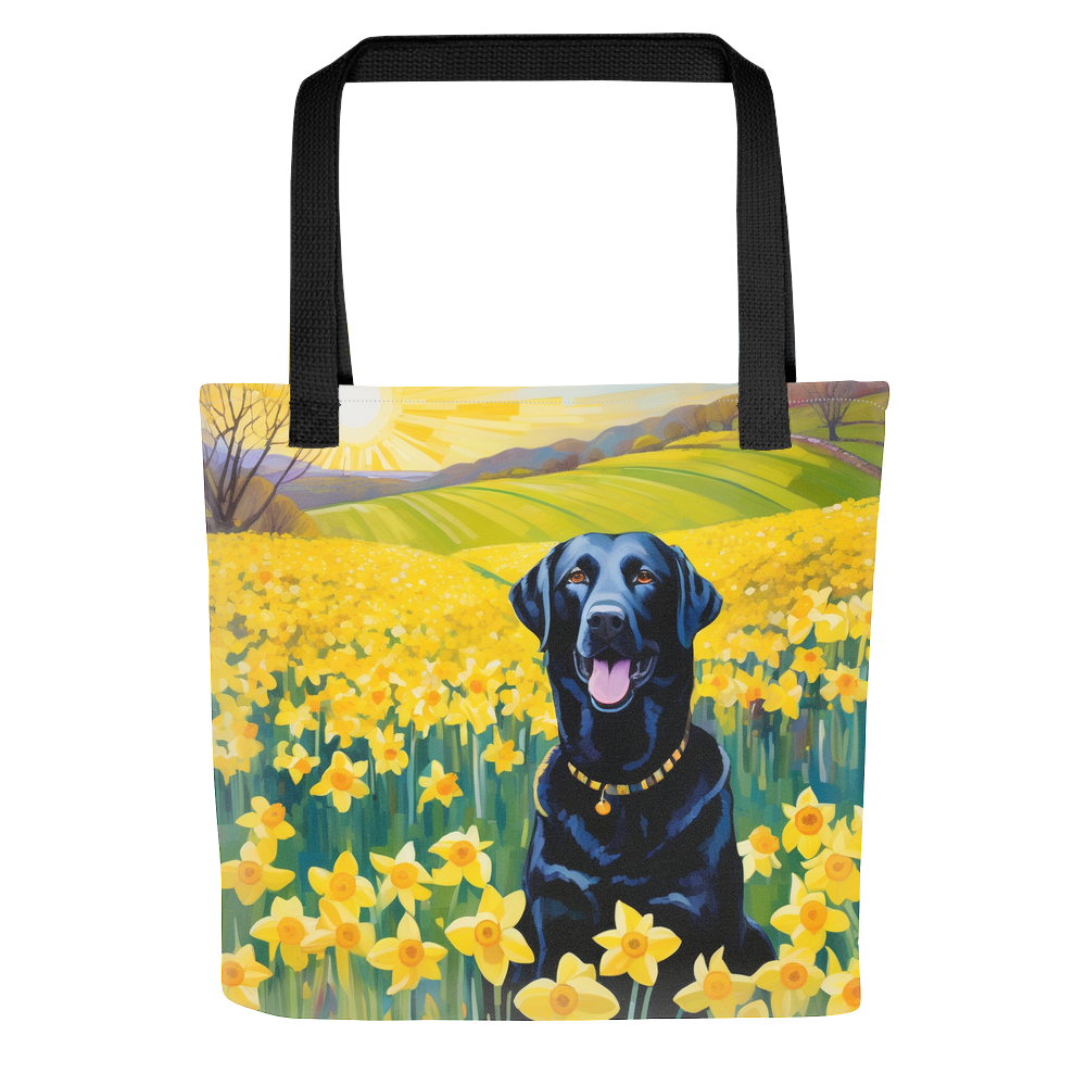 PugMug Custom Black Labrador Retriever Tote