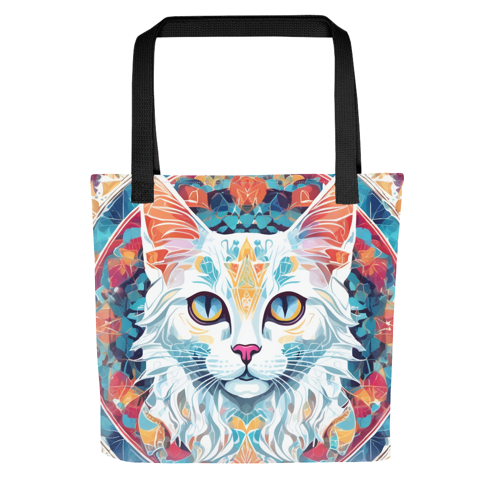 PugMug Custom White Companion Cat Tote