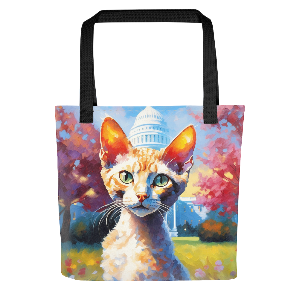 PugMug Custom Tabby Devon Rex Cat Tote