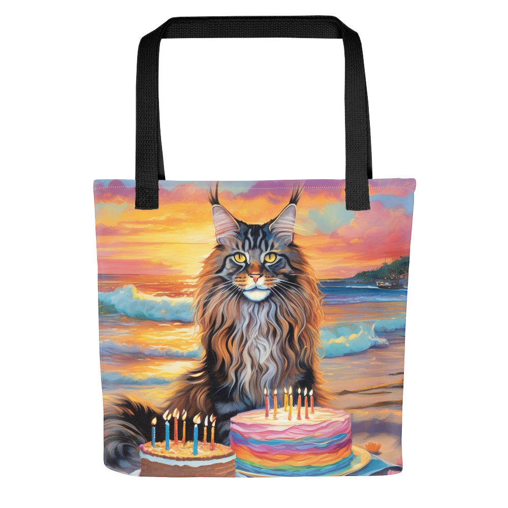 PugMug Custom Tabby Maine Coon Cat Tote