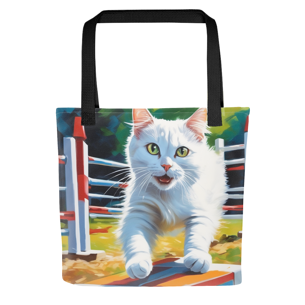 PugMug Custom White Companion Cat Tote