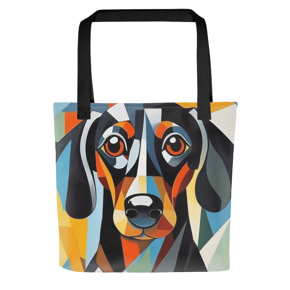 PugMug Custom Black Dachshund Tote