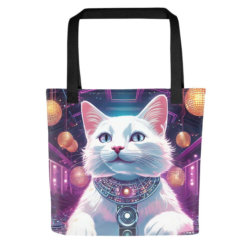 PugMug Custom White Companion Cat Tote