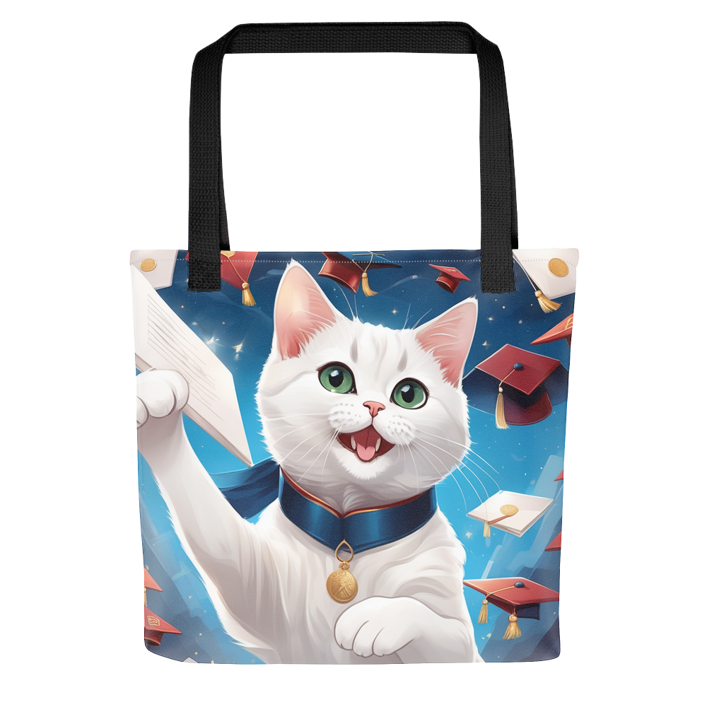 PugMug Custom White British Shorthair Cat Tote