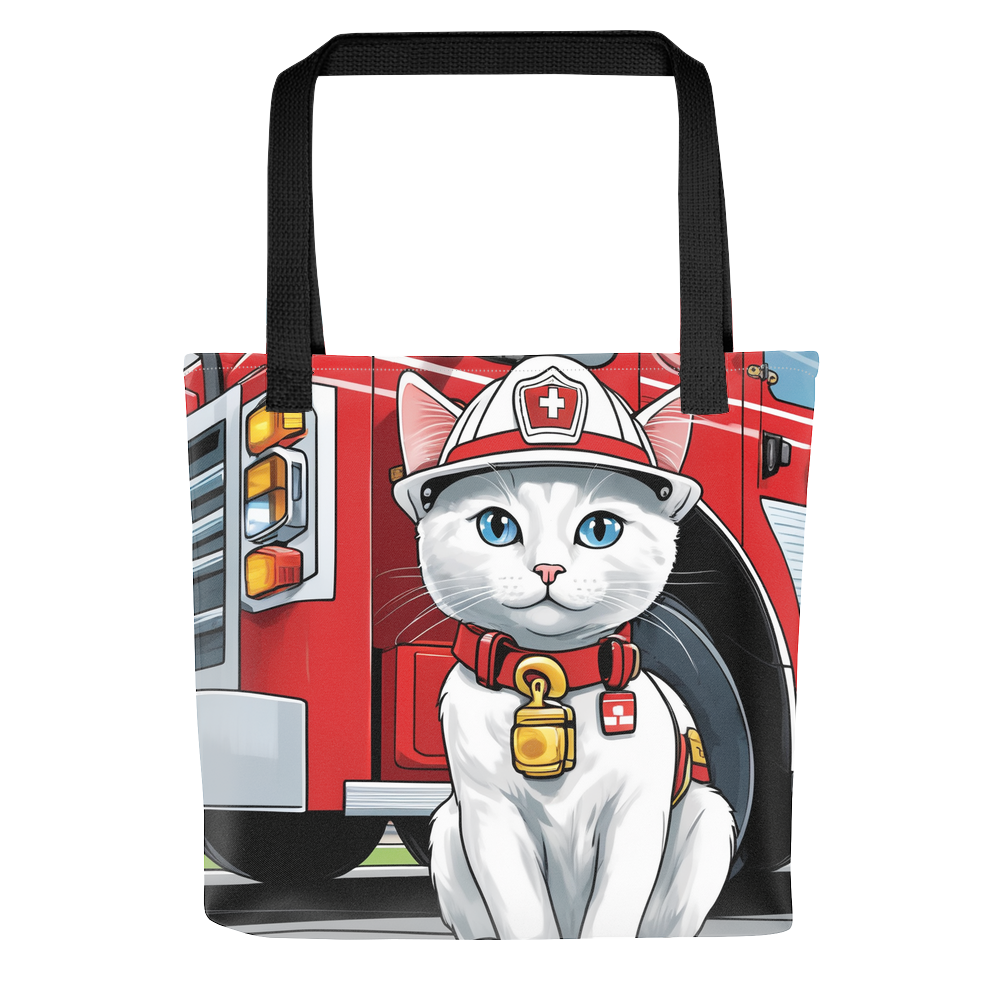 PugMug Custom White Companion Cat Tote