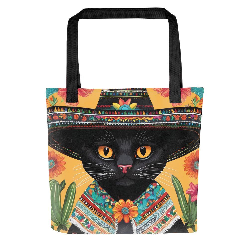 PugMug Custom Black Exotic Cat Tote