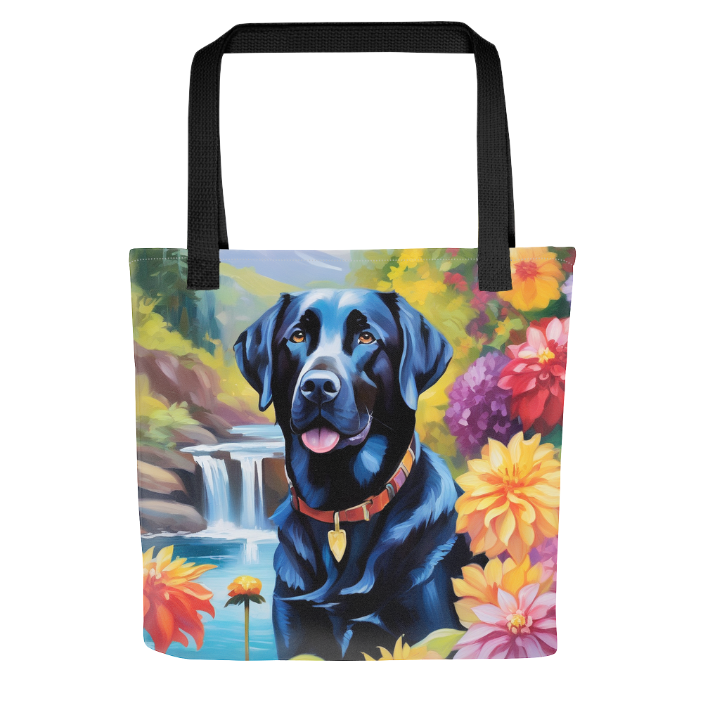 PugMug Custom Black Labrador Retriever Tote