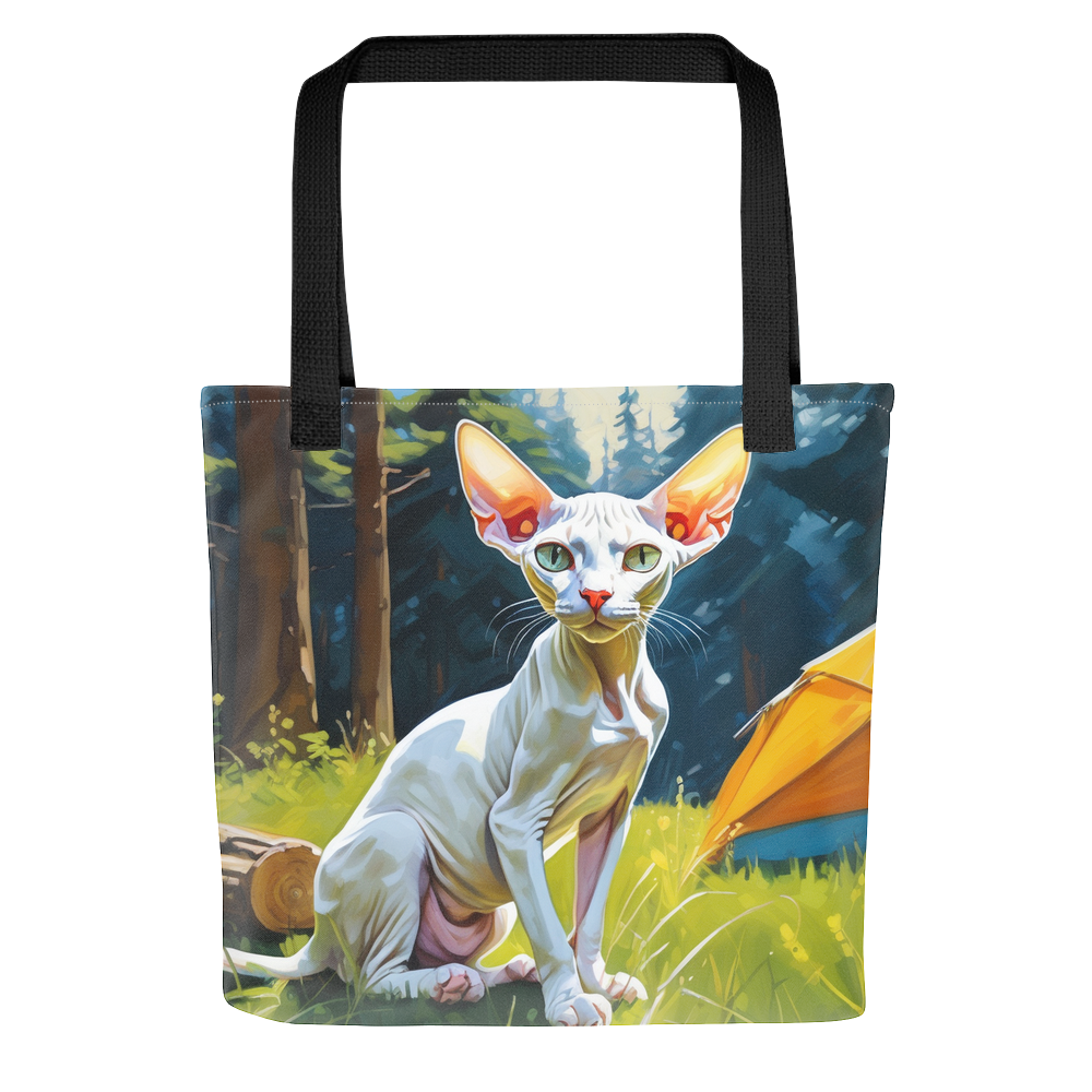 PugMug Custom White Sphynx Cat Tote