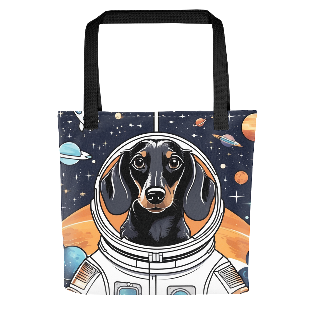 PugMug Custom Black Dachshund Tote