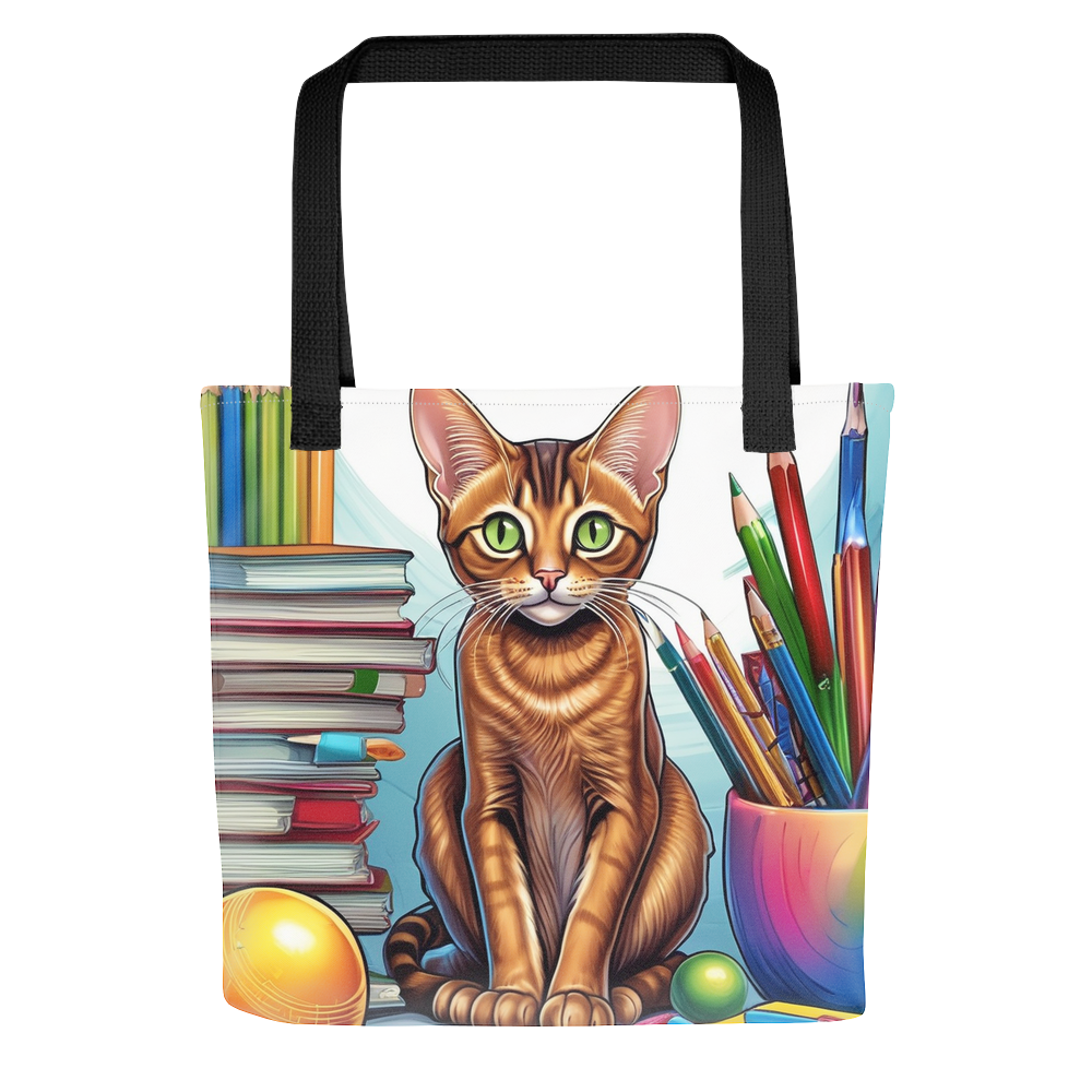 PugMug Custom Tabby Abyssinian Cat Tote
